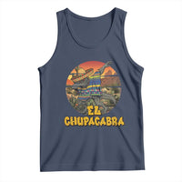 Funny Cinco De Mayo Cryptid Lover Gift Tank Top El Squatcho Dabbing
