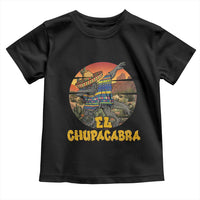 Funny Cinco De Mayo Cryptid Lover Gift Toddler T Shirt El Squatcho Dabbing