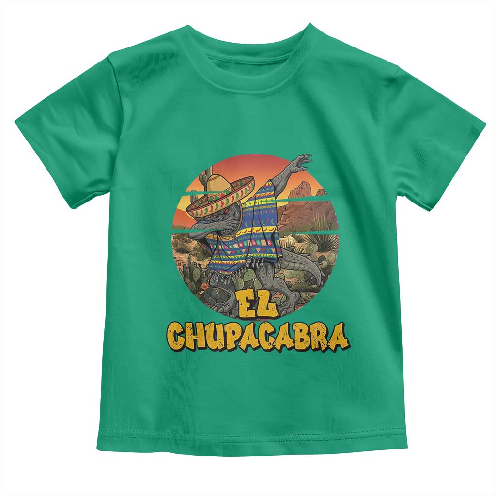 Funny Cinco De Mayo Cryptid Lover Gift Toddler T Shirt El Squatcho Dabbing