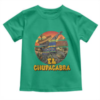 Funny Cinco De Mayo Cryptid Lover Gift Toddler T Shirt El Squatcho Dabbing