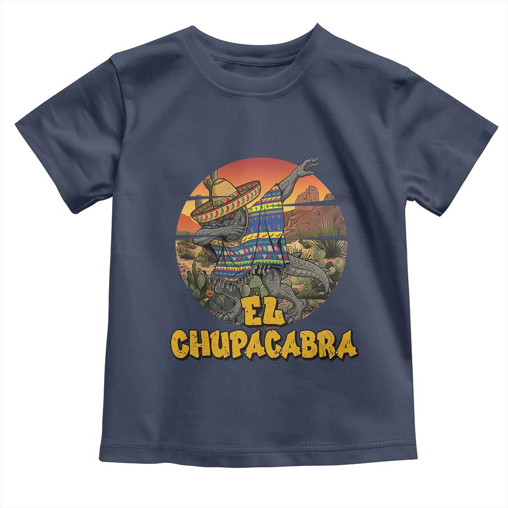 Funny Cinco De Mayo Cryptid Lover Gift Toddler T Shirt El Squatcho Dabbing