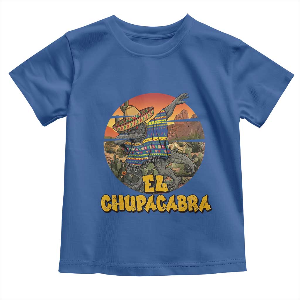 Funny Cinco De Mayo Cryptid Lover Gift Toddler T Shirt El Squatcho Dabbing