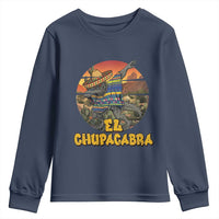 Funny Cinco De Mayo Cryptid Lover Gift Youth Sweatshirt El Squatcho Dabbing