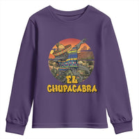 Funny Cinco De Mayo Cryptid Lover Gift Youth Sweatshirt El Squatcho Dabbing
