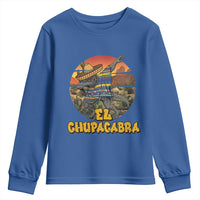 Funny Cinco De Mayo Cryptid Lover Gift Youth Sweatshirt El Squatcho Dabbing