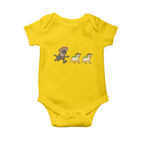 Funny Mexican Fiesta Gift Baby Onesie Chupacabra Chasing Taco Goat