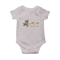 Funny Mexican Fiesta Gift Baby Onesie Chupacabra Chasing Taco Goat