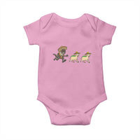 Funny Mexican Fiesta Gift Baby Onesie Chupacabra Chasing Taco Goat