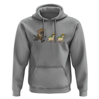 Funny Mexican Fiesta Gift Hoodie Chupacabra Chasing Taco Goat