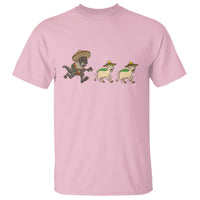 Funny Mexican Fiesta Gift T Shirt Chupacabra Chasing Taco Goat