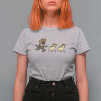 Funny Mexican Fiesta Gift T Shirt For Women Chupacabra Chasing Taco Goat