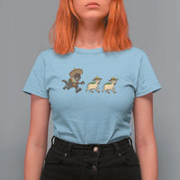 Funny Mexican Fiesta Gift T Shirt For Women Chupacabra Chasing Taco Goat