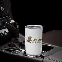 Funny Mexican Fiesta Gift Tumbler Cup Chupacabra Chasing Taco Goat