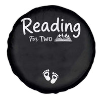 Pregnancy Announcement For Book Lovers Spare Tire Cover Reading For Two