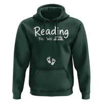 Pregnancy Announcement For Book Lovers Hoodie Reading For Two