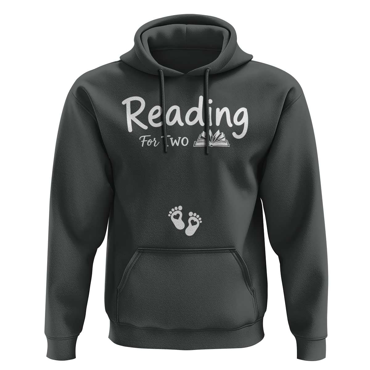 Pregnancy Announcement For Book Lovers Hoodie Reading For Two