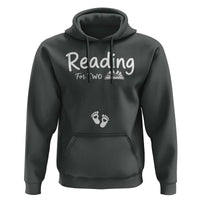 Pregnancy Announcement For Book Lovers Hoodie Reading For Two