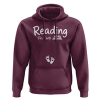 Pregnancy Announcement For Book Lovers Hoodie Reading For Two