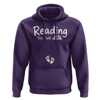 Pregnancy Announcement For Book Lovers Hoodie Reading For Two