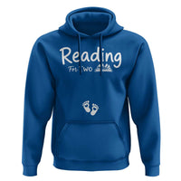 Pregnancy Announcement For Book Lovers Hoodie Reading For Two