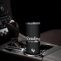 Pregnancy Announcement For Book Lovers Skinny Tumbler Reading For Two