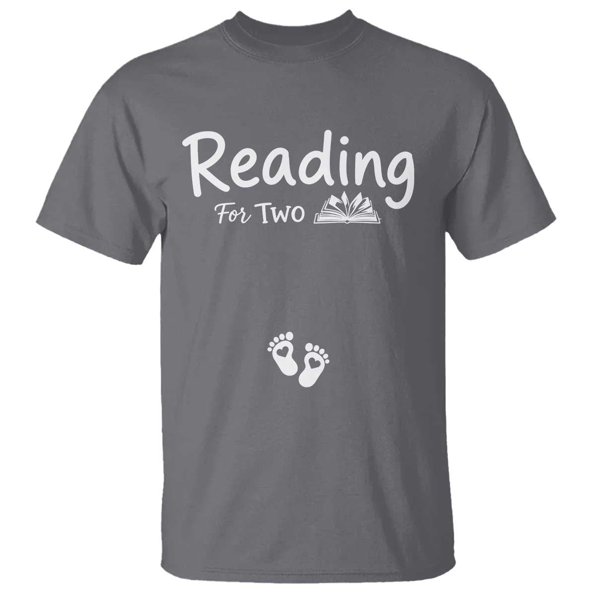 Pregnancy Announcement For Book Lovers T Shirt Reading For Two