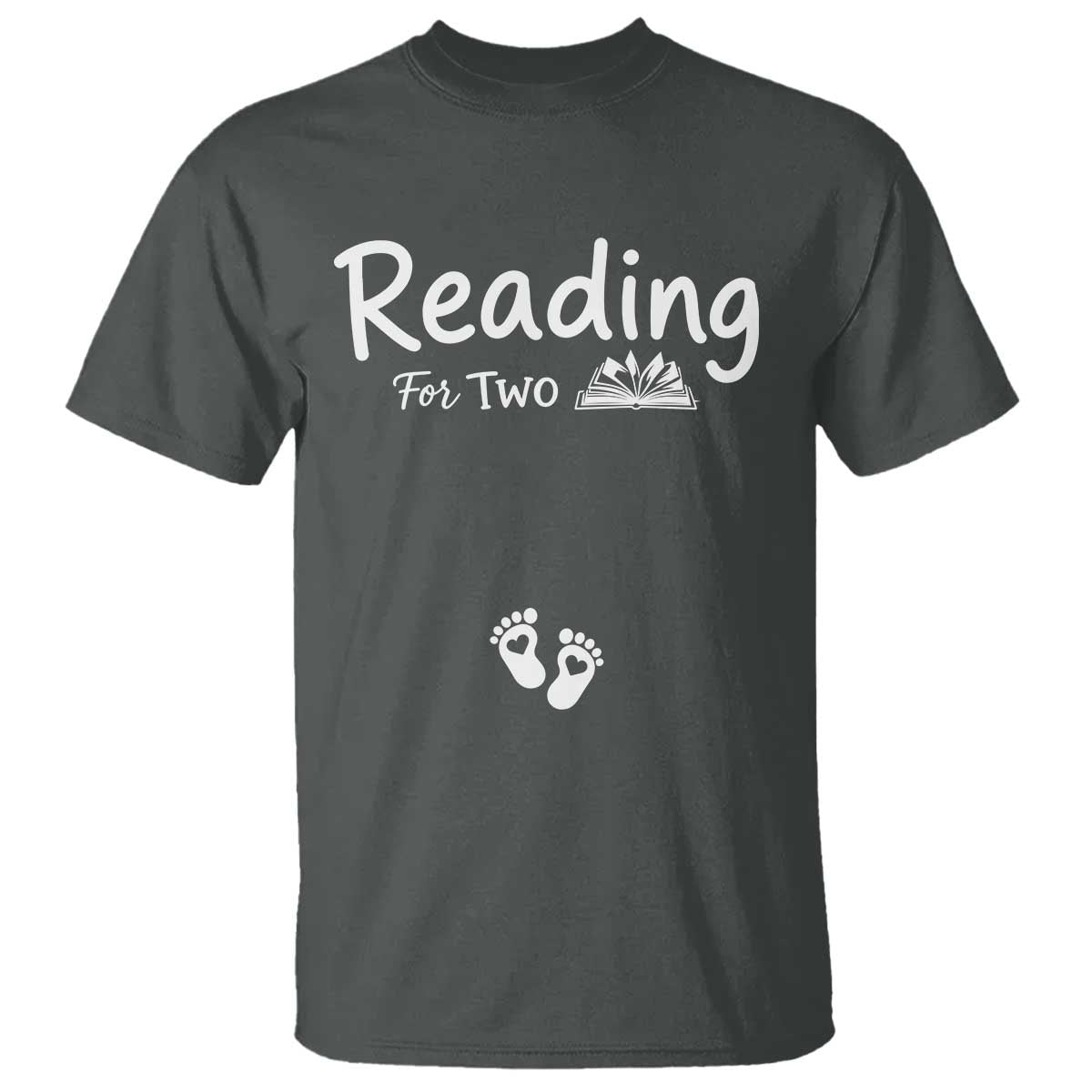 Pregnancy Announcement For Book Lovers T Shirt Reading For Two