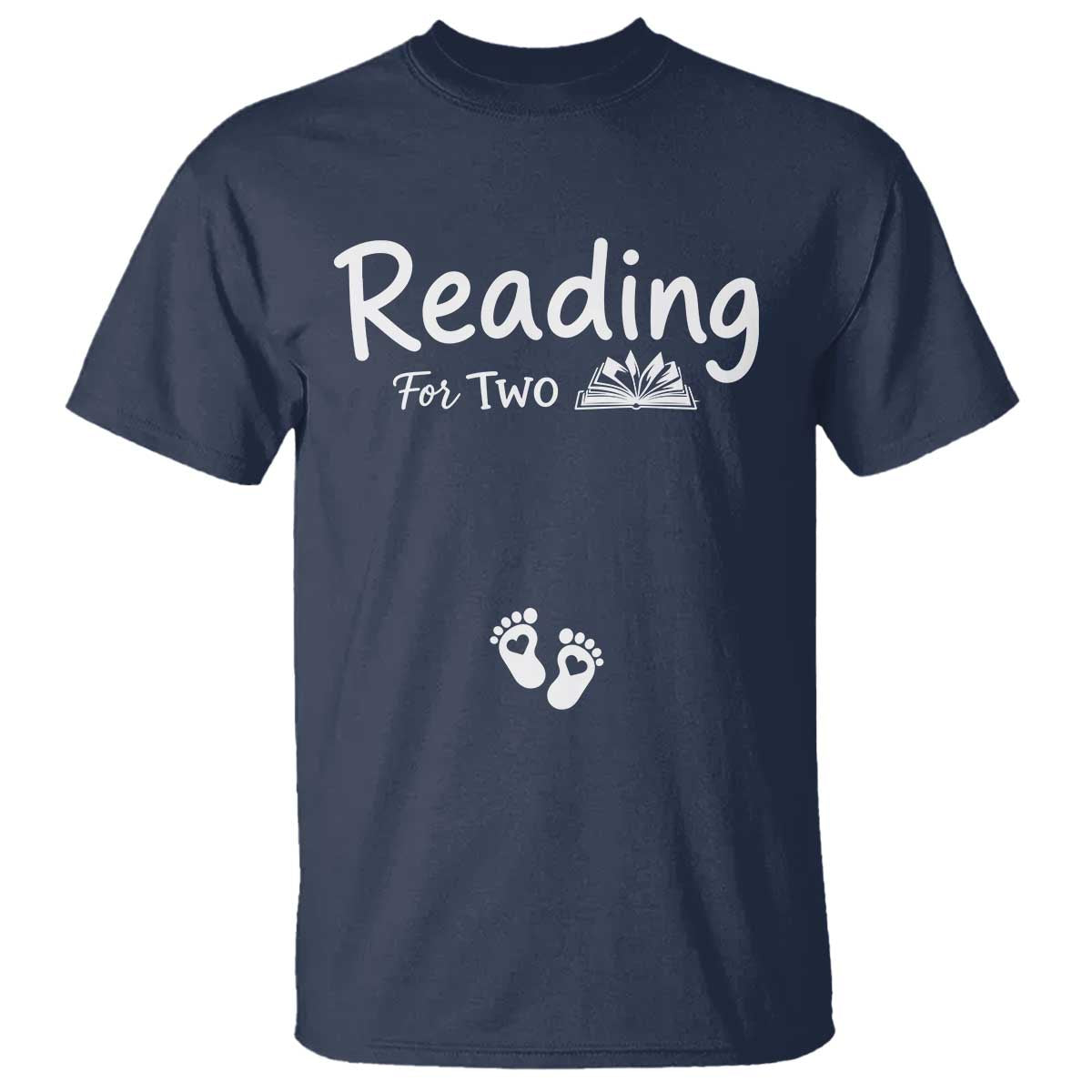 Pregnancy Announcement For Book Lovers T Shirt Reading For Two