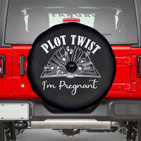 Pregnancy Announcement For Book Lovers Spare Tire Cover Plot Twist I Am Pregnant