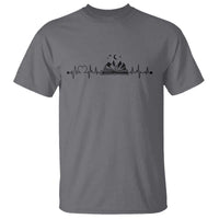 Bookaholic Heartbeat Graphic T Shirt Vintage Reader Lifeline Gift