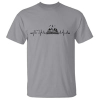 Bookaholic Heartbeat Graphic T Shirt Vintage Reader Lifeline Gift