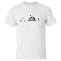 Bookaholic Heartbeat Graphic T Shirt Vintage Reader Lifeline Gift