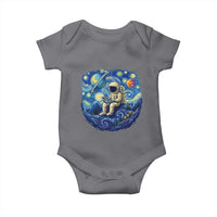 Starry Night Space Bookworm Baby Onesie Funny Astronaut Reader Gift