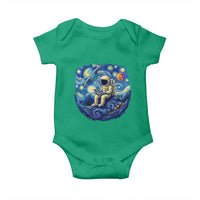 Starry Night Space Bookworm Baby Onesie Funny Astronaut Reader Gift