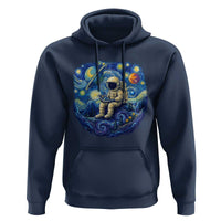 Starry Night Space Bookworm Hoodie Funny Astronaut Reader Gift