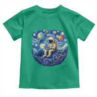 Starry Night Space Bookworm Toddler T Shirt Funny Astronaut Reader Gift