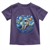 Starry Night Space Bookworm Toddler T Shirt Funny Astronaut Reader Gift