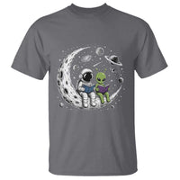 Funny Bookworm In Space T Shirt Cute Astronaut And Alien Reading