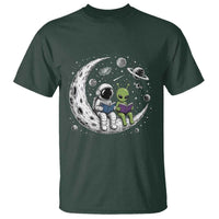 Funny Bookworm In Space T Shirt Cute Astronaut And Alien Reading