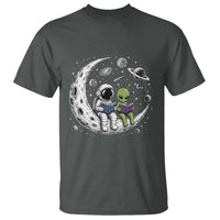 Funny Bookworm In Space T Shirt Cute Astronaut And Alien Reading