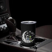 Funny Bookworm In Space Tumbler Cup Cute Astronaut And Alien Reading