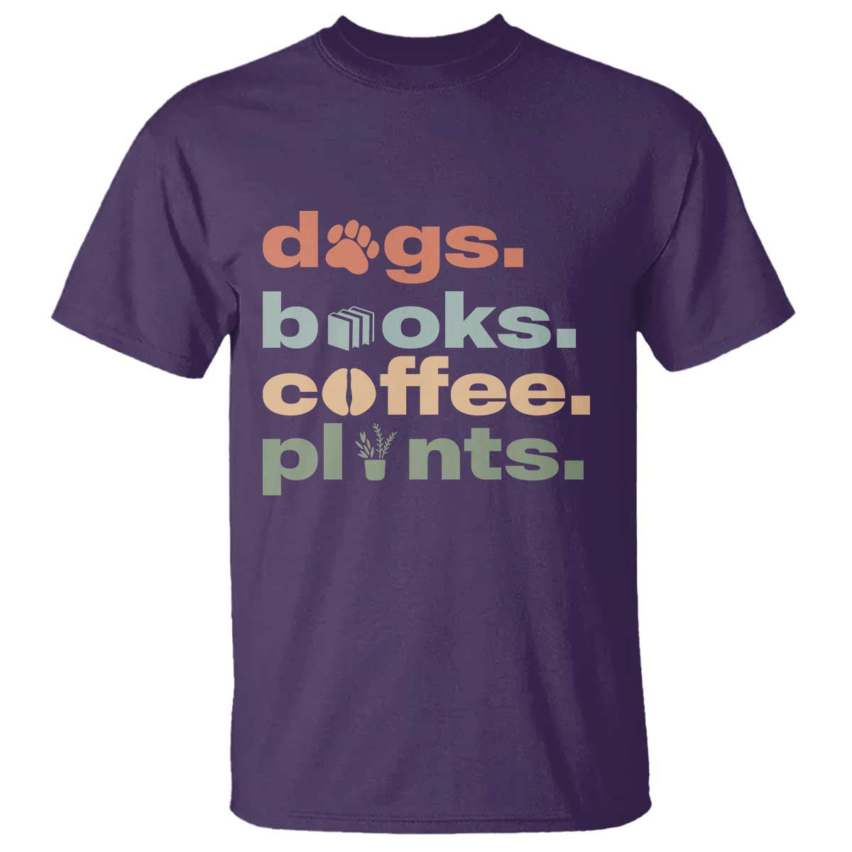 Funny Introvert Life Lover T Shirt Dogs Books Coffee And Plants