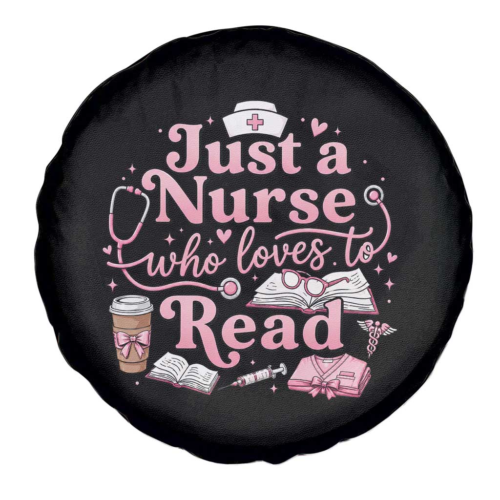 Just A Nurse Who Loves Reading Spare Tire Cover Book Lover Nurse