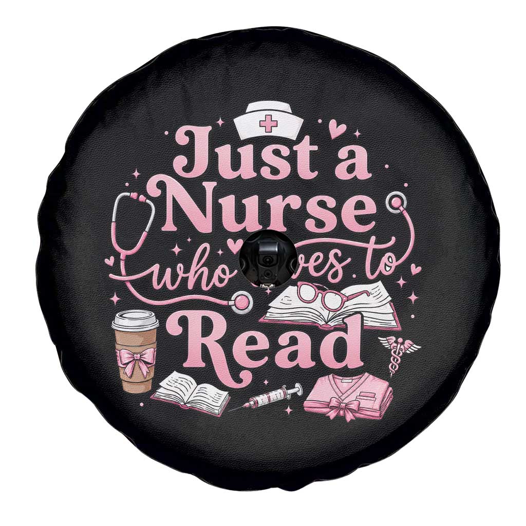 Just A Nurse Who Loves Reading Spare Tire Cover Book Lover Nurse