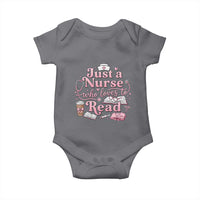 Just A Nurse Who Loves Reading Baby Onesie Book Lover Nurse