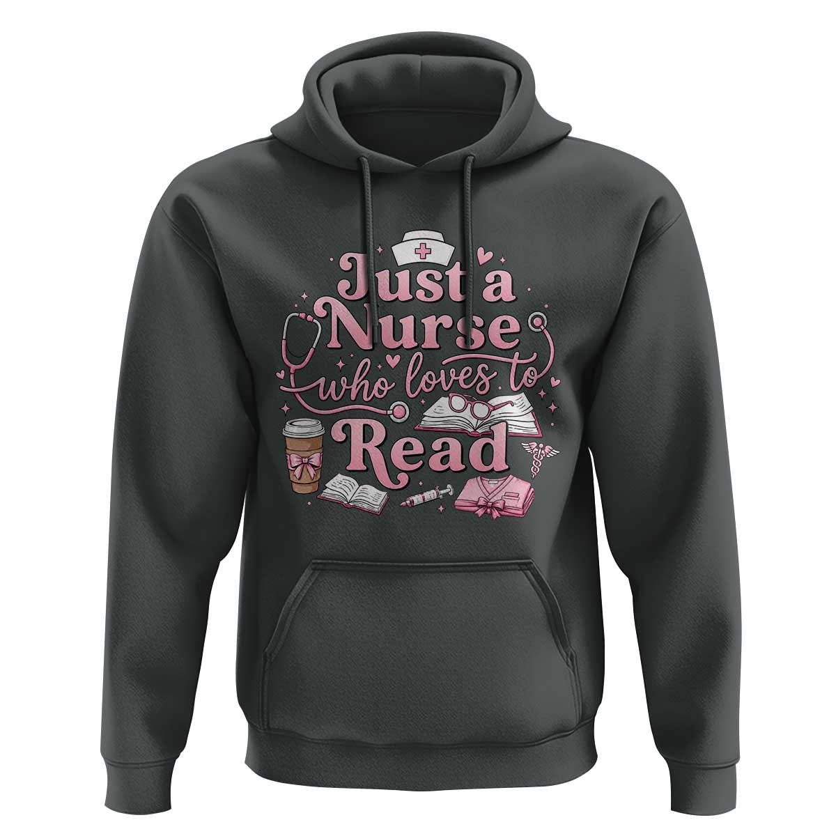 Just A Nurse Who Loves Reading Hoodie Book Lover Nurse