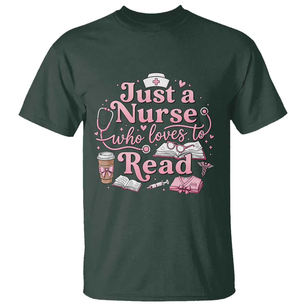 Just A Nurse Who Loves Reading T Shirt Book Lover Nurse