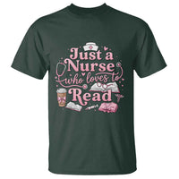 Just A Nurse Who Loves Reading T Shirt Book Lover Nurse