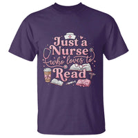 Just A Nurse Who Loves Reading T Shirt Book Lover Nurse