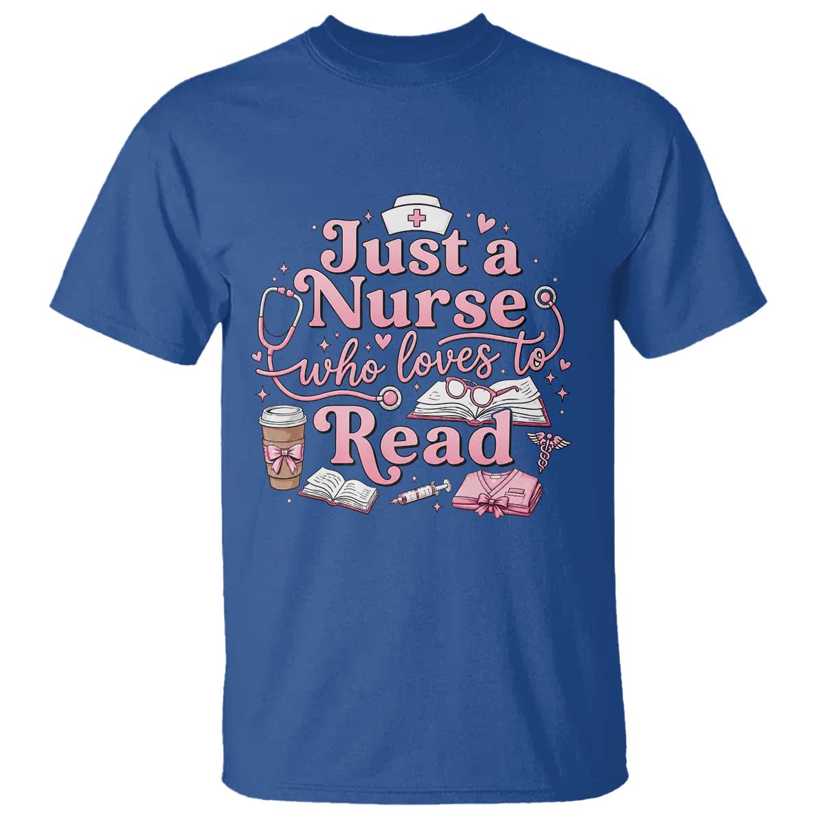 Just A Nurse Who Loves Reading T Shirt Book Lover Nurse